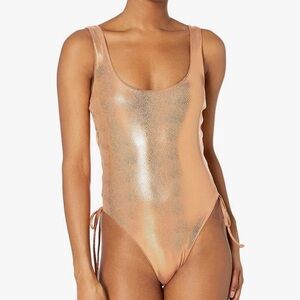 Bikini Lab metallic Gold Women's Swimsuit